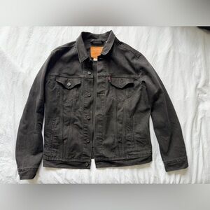 Levi's Black Denim Jacket for Men